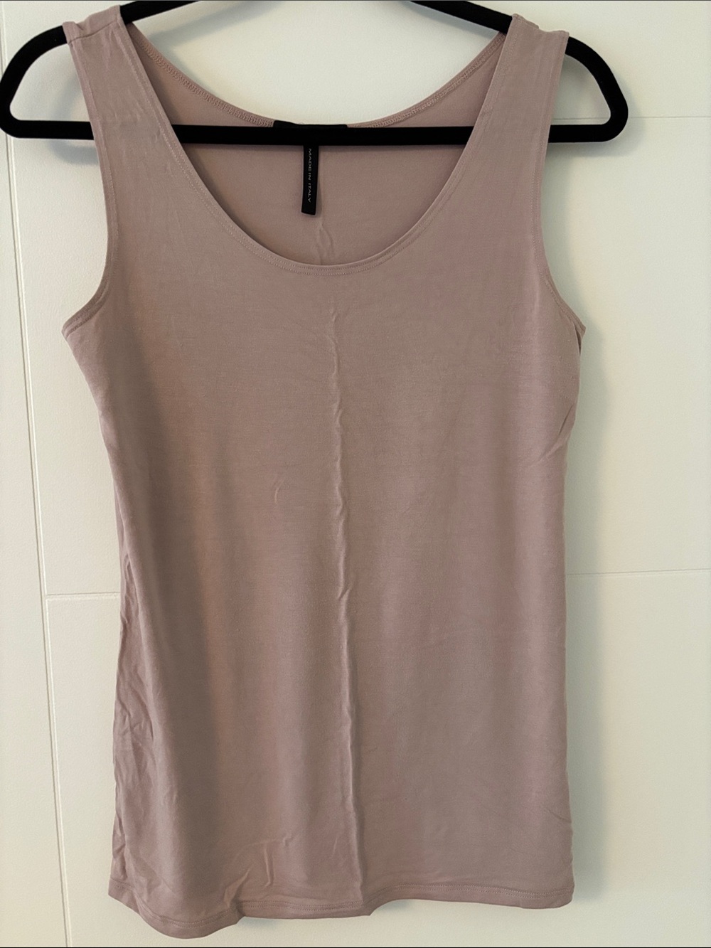 Sarah Pacini Dusty Rose Scoop Neck Tank